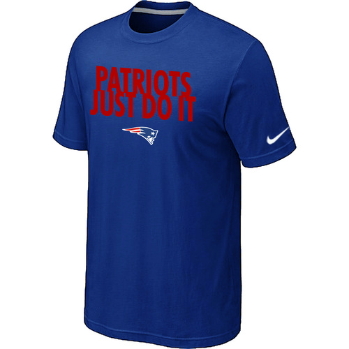 Nike New England Patriots "Just Do It" NFL T-Shirt - Blue